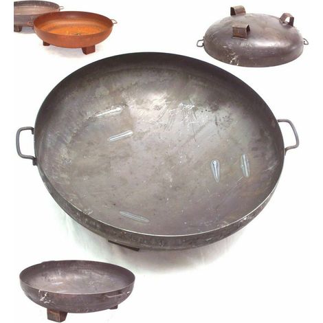 Feuerschale 800mm Feuerkorb Pflanzschale 44407 Grillboden 80cm Grillschale Grill (1/5)