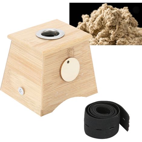 Boîte de Moxibustion en Bois avec Un Trou pour Thérapie par la Chaleur (1/5)