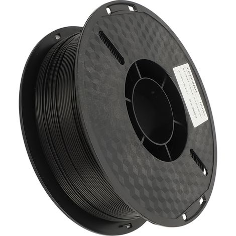 Filament PLA pour imprimante 3D, diamètre 1,75 mm x 340 m, forte adhérence, impression soyeuse, consommables pour imprimante 3D FDM, noir (1/5)