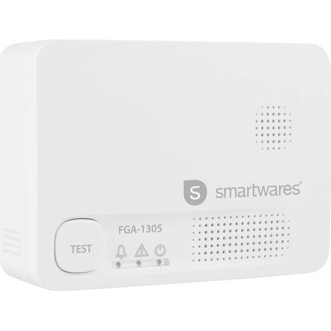 Smartwares FGA-13051 Rilevatore monossido di carbonio inclusa batteria con 5 anni di vita a batteria Rileva Monossido d (1/5)