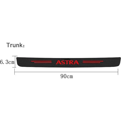 (Rouge,1 pièce pour Astra) Film protecteur anti-rayures pour seuil de porte de voiture Opel Astra,Insignia,Mokka,Corsa,Vectra,Meriva,Crossland X,Vivaro (1/3)