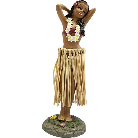 Poupée Hawaïenne Tableau de Bord, Tableau de Bord Bobbleheads Figurine de Décoration Danseuse pour Voiture, Maison (1/5)