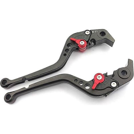 Poignée de frein, d'embrayage et de klaxon pour guidon KTM 990 SuperDuke 2005-2012 (noir, à poignée longue) (1/5)