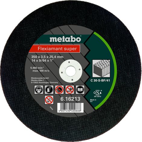 Metabo Flexiamant super 300x3,0x25,4 Stein, Trennscheibe, gerade Ausführung 10 Stk (1/3)