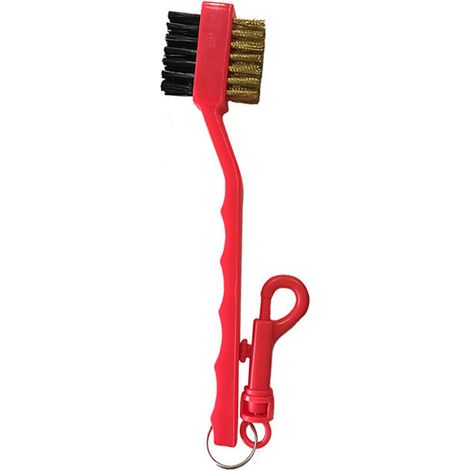 Doppelseitiger Reiniger mit Nylonborsten und Metalldraht – leichtes und ergonomisches Reinigungswerkzeug (1/5)