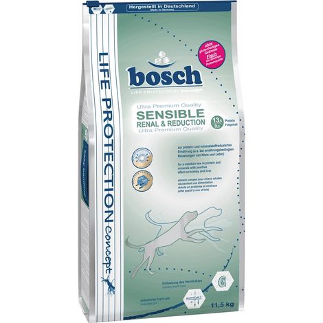BOSCH LPC Sensible Renal Reduction Faible en Protéines - Croquettes pour Chien - 11,5 kg