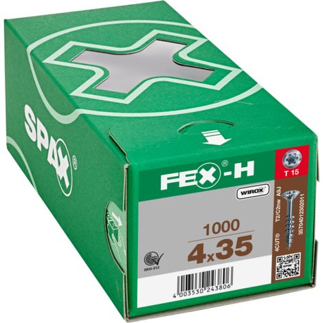 FEX-H BR T-STAR PLUS T15 FILETAGE PARTIEL WIROX 1000 PCS - talla