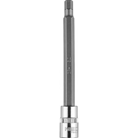 Sechskantbit H5 auf 1/4"-Stecknuss, lang, 87 mm (1/5)