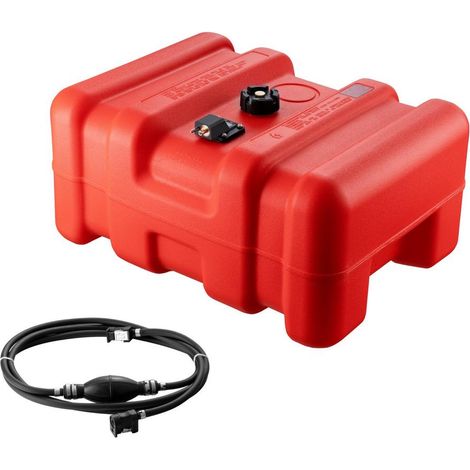Pour Moteurs Hors-Bord Réservoir Essence Bateau 55L Ravitaillement Plein Air Cuve Carburant Portable avec Tuyau 3 m (1/5)