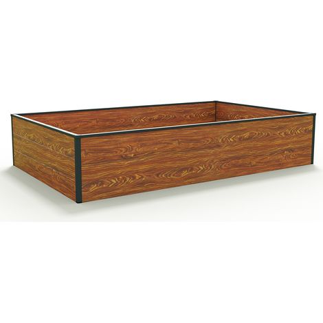 195 x 119 x 39 cm Hochbeet HALFSIZE, Holzoptik