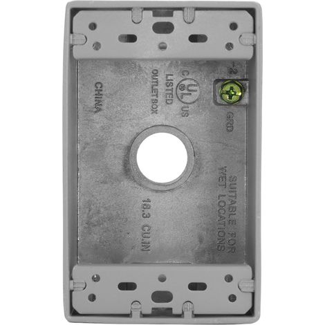 Boîtier de prise de courant industrielle American Standard NEMA 10-50R/14-50R, boîtier d'équipement extérieur simple (1/5)