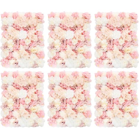 Pannelli murali floreali, set da 6 pezzi, design resistente alle intemperie, 6 pezzi (1/2)