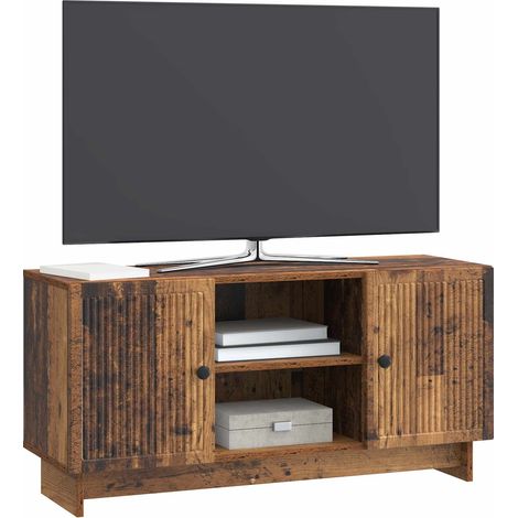 Maison Exclusive - Mobile TV 102 x 34,5 x 50 cm Legno antico Legno ingegnerizzato