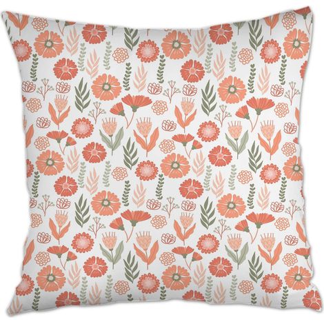 Housse de coussin décorative à la mode pour la maison à fermeture éclair invisible pour cadeau de famille pour la Fête des Mères la Fête des Pères anniversaire mariage (1/5)