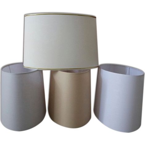 Abat-jour ovale pour lampe à poser et luminaire de chevet de salon ou chambre - PANGIVO (1/2)