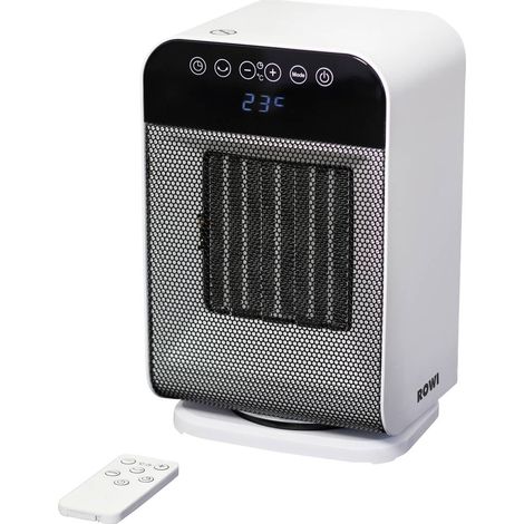 ROWI 1 03 03 0353 Generatore d'aria calda in ceramica HKH 2000/2/1 ODT Premium 60 m³ Bianco, Nero (1/3)