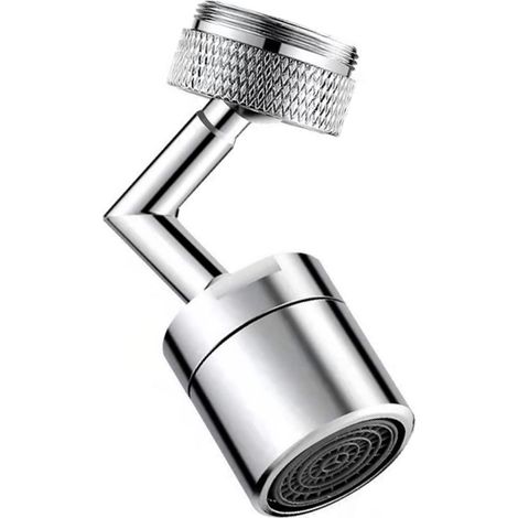 Wasserhahnverlängerung mit Schwenkkopf, Metallaufsatz, drehbar, universell passend, langlebiges Zubehör für Küche und Haushalt, Einzelbetrieb (1/5)
