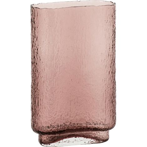 Vase Design en Verre "Kyoto" 31cm Bordeaux (1/2)