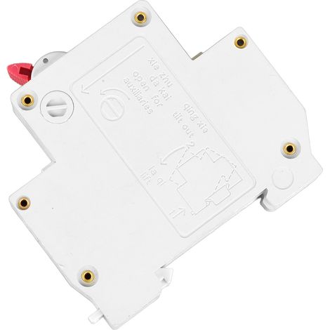 Disjoncteur miniature unipolaire 230 V, interrupteur pneumatique basse pression, monophasé, mini-disjoncteur domestique 25 A