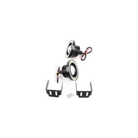 Feux antibrouillard LED 3,5 pouces avec anneaux lumineux COB – Lot de 2, blanc froid, universel pour voiture, SUV et camion (1/5)