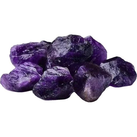 Amethystquarz, rohe Steine, natürliche Heilwirkungen, Amethyst-b, 50-55g (1-3Stück) (1/2)