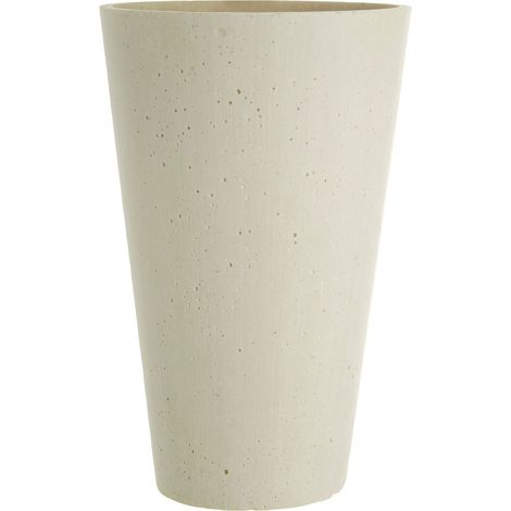 Premier Housewares White Polyresin Small Tapered Vase