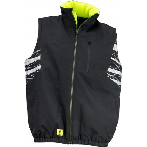 Gilet urgent noir/jaune 821 M (1/4)