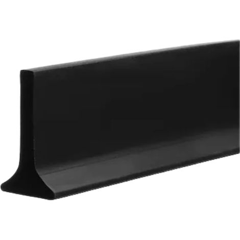 Barrière anti-inondation en silicone noir, bande d'étanchéité autocollante pour fond de portail, joint d'étanchéité, bouchon d'eau, 100 cm, noir