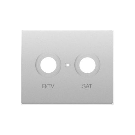 Tapa toma R/TV - SAT ALUMINIO MERCURIO BJC IRIS 18320-MA (1/2)