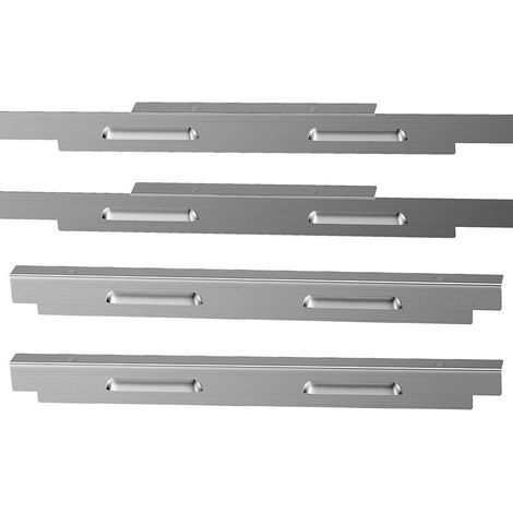 Pare-vent pour brûleur latéral pour BBQ, acier inoxydable, argent (1/5)