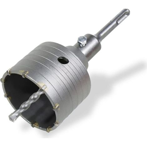 80mm Brick Hole Saw, Concrete Hole Saw, 8x110mm Drill Bit with SDS Plus Adapter for Masonry and Concrete (1/5)