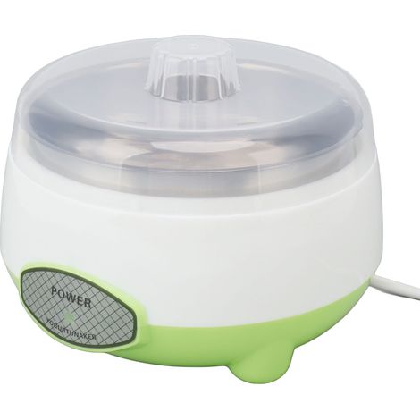 Yaourtière compacte 15W avec cuve en acier inoxydable, yaourtière électrique pour yaourt maison DIY, vert, prise UE 220V (1/5)