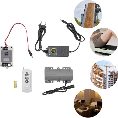 Motore vibrante, DC 12V, velocità fino a 3800 giri/min, portata del telecomando fino a 100 m, corrente 0,5 A, potenza 8 W (1/5)