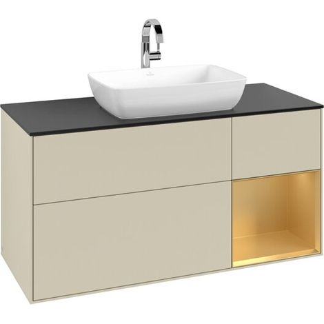 Villeroy & Boch F832HFHJ Meuble sous-lavabo Finion F83 (1/3)