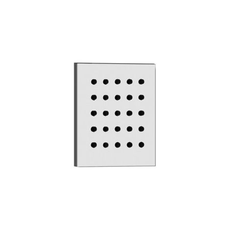 Gessi Rettangolo feste Seitenbrause 1/2, Breite 65 mm, mit
