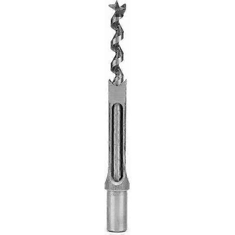 Scie cloche carrée en acier au carbone, mèche à mortaiser, ciseau à bois (1/2) (1/3)