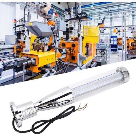 Lampe fluorescente antidéflagrante pour machines-outils DC24V, combinée à une lampe rotative haute luminosité (1/5)