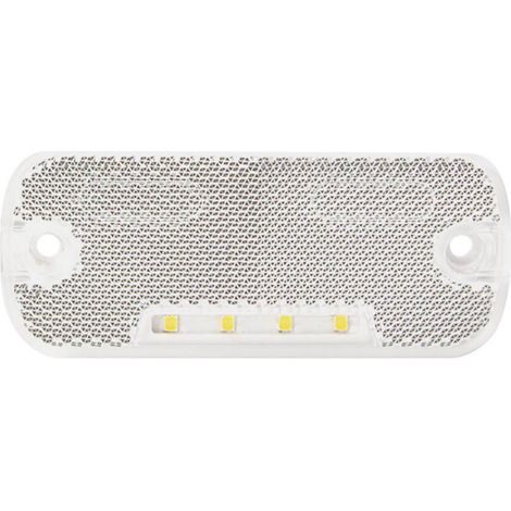 FEU DE GABARIT AVANT BLANC SECORÜT 90906 EXTRÊMITÉS DE CÂBLE OUVERTES 12 V, 24 V (1/3)