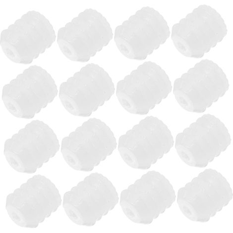 150 Inserts Filetés Plastique Pour Meuble Chevilles De Charnière En Nylon Réparation Et Réglage De Charnières D’Armoire Portes Et Tiroirs (1/5)