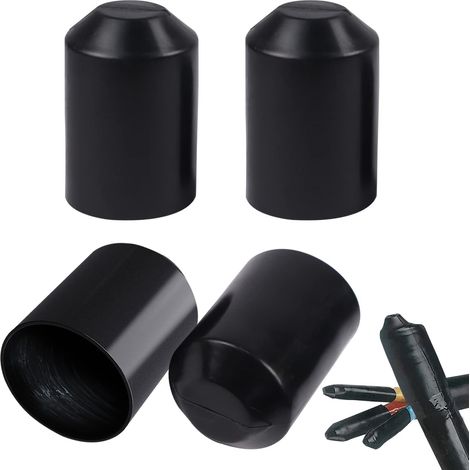 Gaine Thermorétractable Capsules Gaine Retractable Étanche pour Fil Électrique 40mm Diamètre Tube Thermorétractable Protection D'isolation Étanche pour Les Extrémités de Câble (1/5)