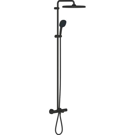 GROHE 26 691 243 TEMPESTA System 250 Cube Sistema de ducha con termostato para baño ducha Negro Mate - ref: 26 691 243