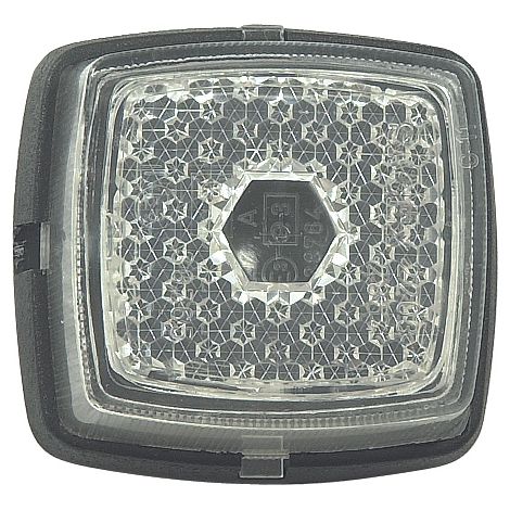 VIGNAL LIGHTING GROUP - Feu de position blanc carré - 16214 - Ce produit de marque TOPCAR est neuf.
