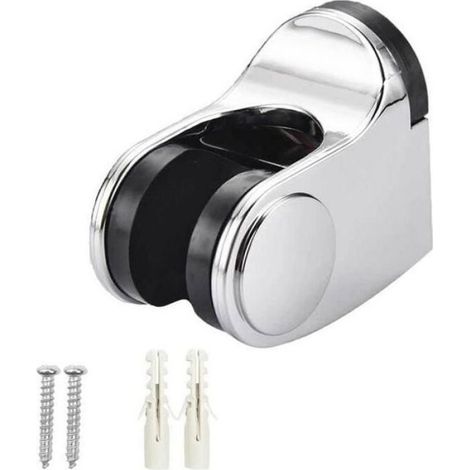 Support Pommeau De Douche Réglable - Hauteur Ajustable - Pour Carrelage Verre Bois Métal - 4 Pièces (1/3)