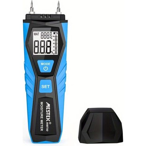 Hygromètre Bois & Béton WM700 à Double Broche Mesure Précise de l'Humidité du Bois et du Béton, Calibration Automatique, Écran LCD, Boîtier ABS Résistant aux Chocs (1/5)
