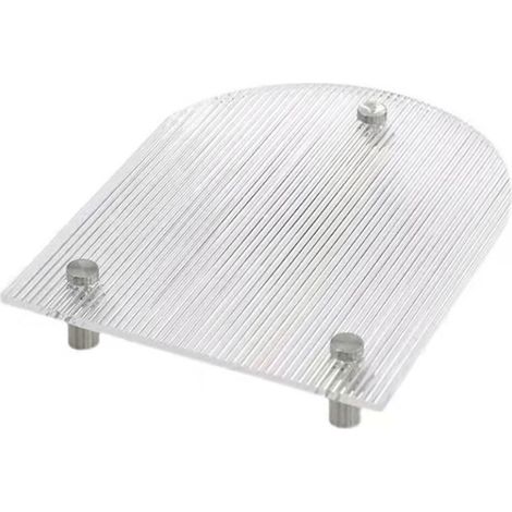 Plateau transparent acrylique moderne, forme en U pour table basse, bureau, café ou bar. Dimensions 26x20x3.5cm. (1/5)