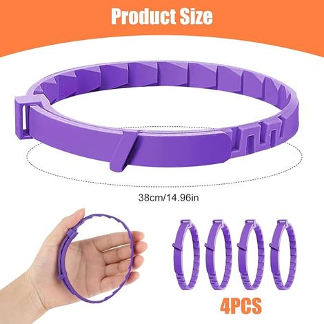 Collier pour Chats Couleur Violette Réglable et 30 Jours pour Chatons et Chats Adultes (1/4)