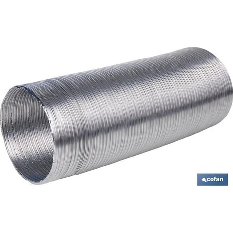 TUBO FLEXIBLE SEMIRRÍGIDO ALUMINIO Ø110 MM X 1,5 M