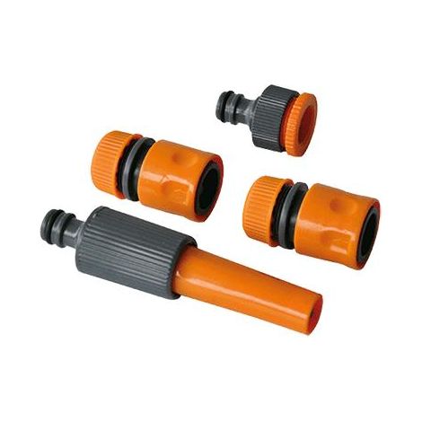 Progarden Set Lancia + Raccordi Rapidi Attacco Rubinetto 3/4' F,Riduzione 1/2' F