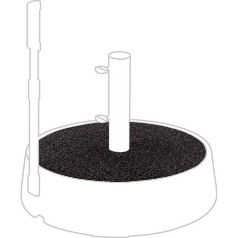 Dekorplatte für Schirmständer Easy Move Switch, dunkle Granitoptik, Ø 56cm (1/3)