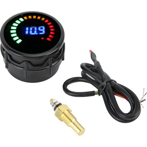 Jauge de température d'huile de voiture à LED numérique, compteur de température universel 12V 52MM/2 pouces (1/5)